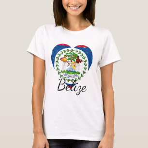 Flagge von Belize. T-Shirt