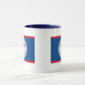 Flagge von Belize Tasse (Zentrum)