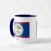 Flagge von Belize Tasse (Vorderseite Links)