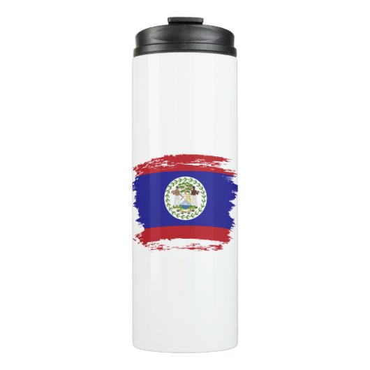 Flagge von Belize Thermosbecher (Vorderseite)