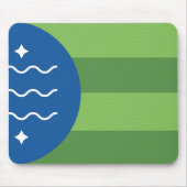 Flagge von Bellingham, Washington Mousepad (Vorne)