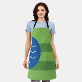 Flagge von Bellingham, Washington Schürze (Getragen)