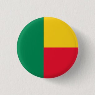Flagge von Benin Button