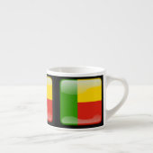Flagge von Benin Espressotasse (Rechts)