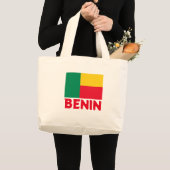 Flagge von Benin Jumbo Stoffbeutel (Vorderseite (Produkt))