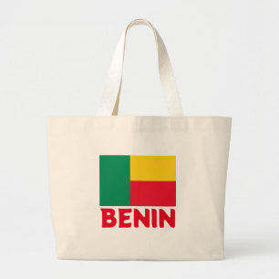 Flagge von Benin Jumbo Stoffbeutel