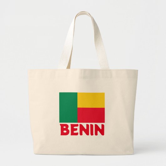 Flagge von Benin Jumbo Stoffbeutel (Vorne)