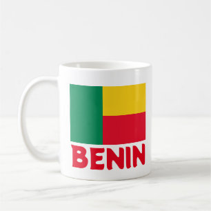 Flagge von Benin Kaffeetasse