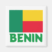 Flagge von Benin Magnet (Vorne)