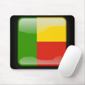 Flagge von Benin Mousepad (Mit Mouse)