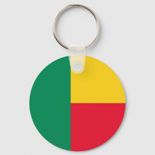 Flagge von Benin Schlüsselanhänger