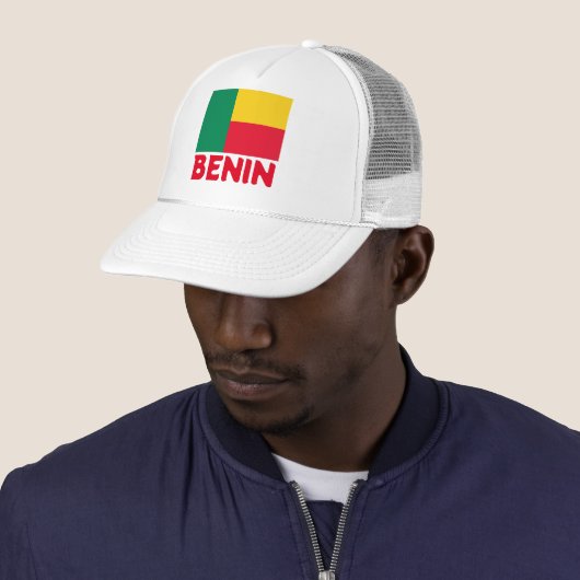Flagge von Benin Truckerkappe (Beispiel)