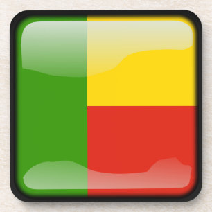 Flagge von Benin Untersetzer
