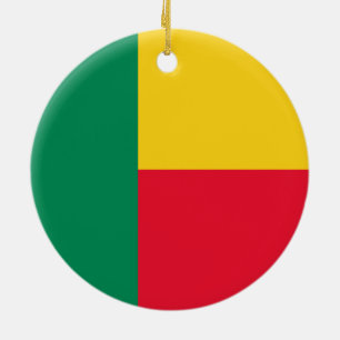 Flagge von Benin-Verzierung Keramik Ornament