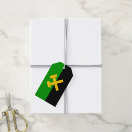 Flagge von Bergarbeitern und Bergarbeitern Geschenkanhänger