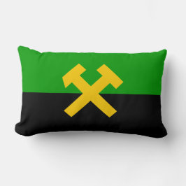 Flagge von Bergarbeitern und Bergarbeitern Lendenkissen