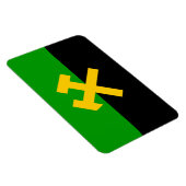 Flagge von Bergarbeitern und Bergarbeitern Magnet (Rechte Seite)