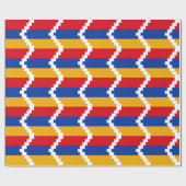 Flagge von Bergkarabach Geschenkpapier (Flach)