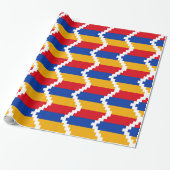 Flagge von Bergkarabach Geschenkpapier (Ungerollt)