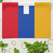 Flagge von Bergkarabach Geschirrtuch (Gefaltet)