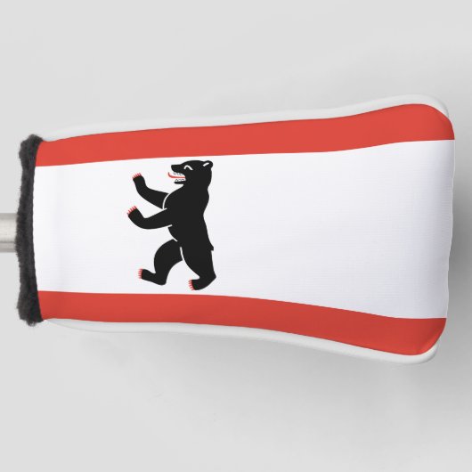 Flagge von Berlin Golf Kopfbedeckung Headcover (Vorderseite)