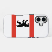 Flagge von Berlin iPhone 16 Hülle (Rückseite (Horizontal))