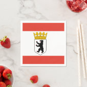 Flagge von Berlin Napkins Serviette (Beispiel)