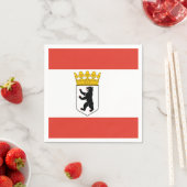 Flagge von Berlin Napkins Serviette (Beispiel)