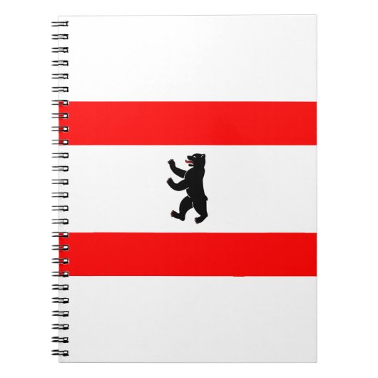 Flagge von Berlin Notizblock (Vorderseite)