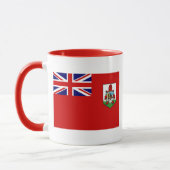 Flagge von Bermuda-Kleid Tasse (Links)