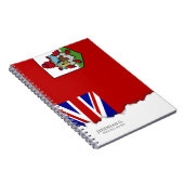 Flagge von Bermuda Notizblock (Rechte Seite)