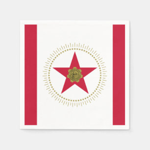 Flagge von Birmingham, Alabama Napkins Serviette