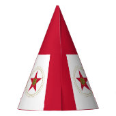 Flagge von Birmingham, Alabama-Party-Hut Partyhütchen (Rückseite)