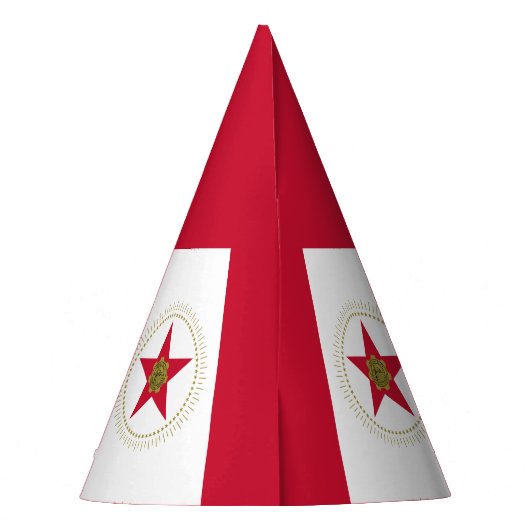 Flagge von Birmingham, Alabama-Party-Hut Partyhütchen (Rückseite)