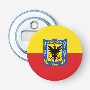 Flagge von Bogota, Kolumbien Flaschenöffner