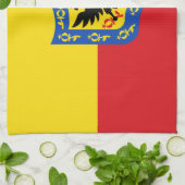 Flagge von Bogota, Kolumbien Geschirrtuch (Gefaltet)