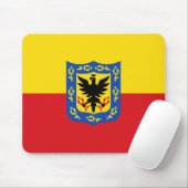 Flagge von Bogota, Kolumbien-Mauspad Mousepad (Mit Mouse)