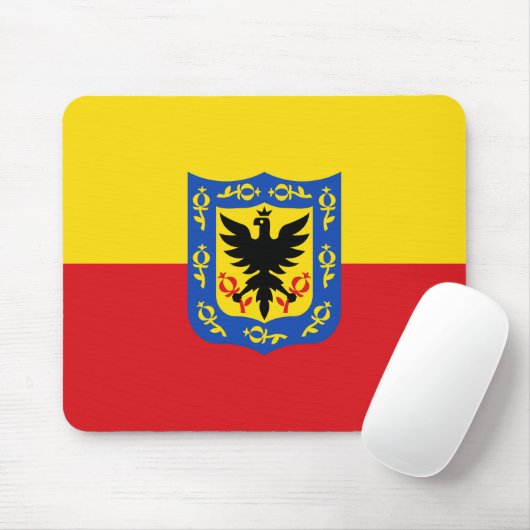 Flagge von Bogota, Kolumbien-Mauspad Mousepad (Mit Mouse)