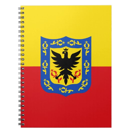 Flagge von Bogota, Kolumbien-Notebook Notizblock (Vorderseite)