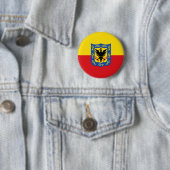 Flagge von Bogota, Kolumbien Pinback Button (Beispiel)
