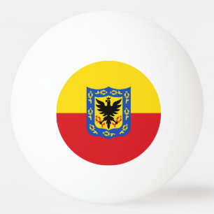 Flagge von Bogota, Kolumbien Ping Pong Ball Tischtennisball