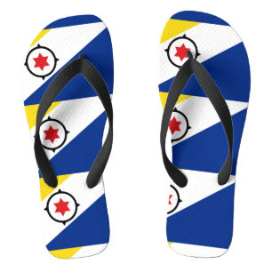 Flagge von Bonaire Badesandalen