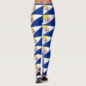 Flagge von Bonaire Leggings (Rückseite)