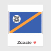 Flagge von Bophuthatswana, Republik Südafrika Aufkleber (Blatt)