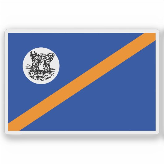 Flagge von Bophuthatswana, Republik Südafrika Aufkleber (Vorderseite)