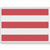 Flagge von Bora Bora Aufkleber (Vorderseite)