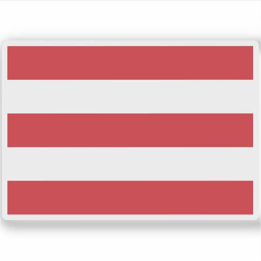 Flagge von Bora Bora Aufkleber (Vorderseite)