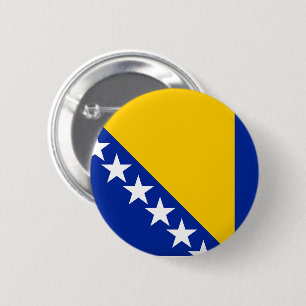 Flagge von Bosnien Herzegowina Button