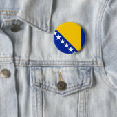 Flagge von Bosnien Herzegowina Button (Beispiel)