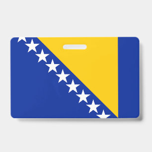 Flagge von Bosnien und Herzegowina Ausweis